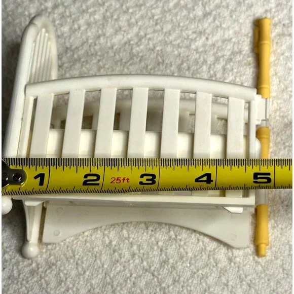 Mattel Nursery Crib Baby Bed White Incomplete Parts Sold AS IS!! - Picture 8 of 8